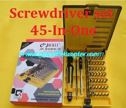 Wltoys Q303 Q303A Q303B Q303C quadcopter parts Repair Tools 45-in-1 screwdriver set screwdriver combination screwdriver - Click Image to Close